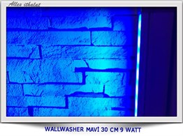 WALLWASHER MAVİ 30 CM 9 WATT